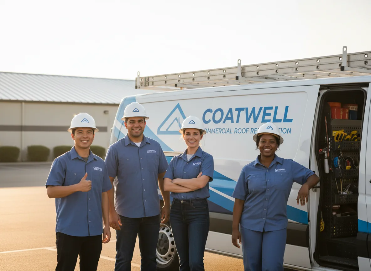 Commercial roof coating company in Faith, SD